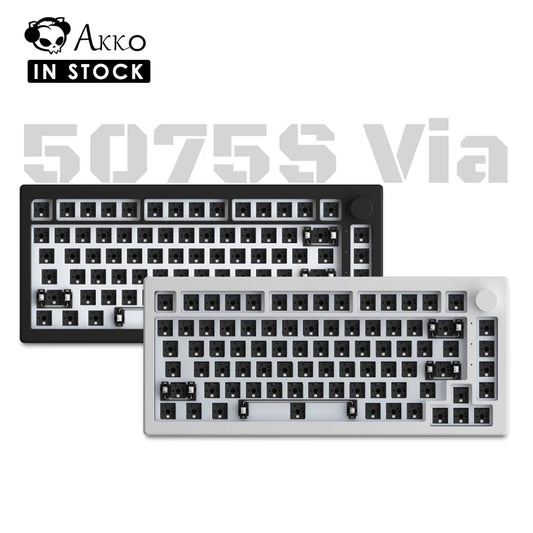 Akko 5075S VIA 75% Hot-Swappable Barebone Keyboard Kit