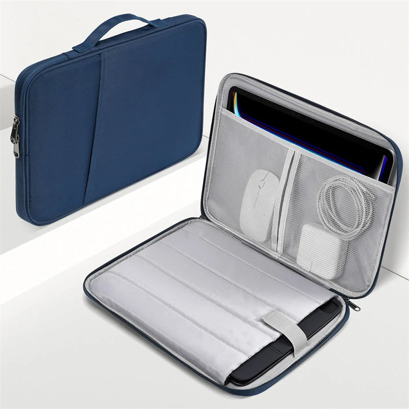 Waterproof Shockproof Laptop Sleeve with Handle – Case for MacBook Air 11" 12" 13" 13.6" (M4/M3/M2), Protective Carrying Bag