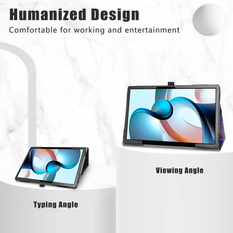 Folding Case for Xiaomi Book S 12.4" Windows Tablet – Protective Cover with Elastic Closure