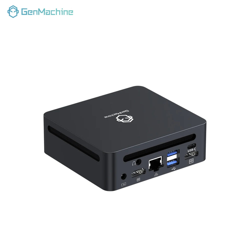GenMachine Mini PC – AMD Ryzen 7 5800H, Windows 11, DDR4, Wi-Fi 6, BT 5.2 – Compact DIY Gaming Desktop
