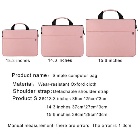 Elegant 2025 Women’s Laptop Handbag – Sleeve Case for 13.3", 14.1", 15.6" & 17" Notebooks