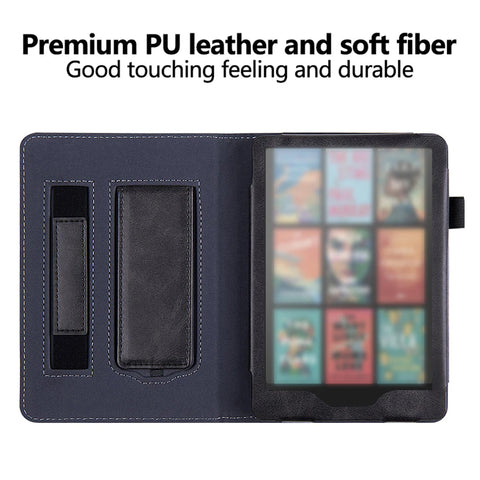 Leather Smart Case for Kindle Paperwhite 12th Gen (2024) & Signature Edition – Auto Wake/Sleep, 7-Inch Cover