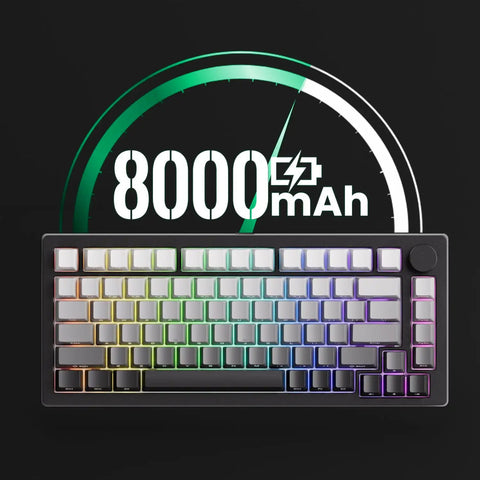 Akko MonsGeek M1 V5 TMR Rapid Trigger 75% Gaming Keyboard – Magnetic/Mechanical Switches, 8K Polling, RGB, Hot-Swappable CNC Aluminu
