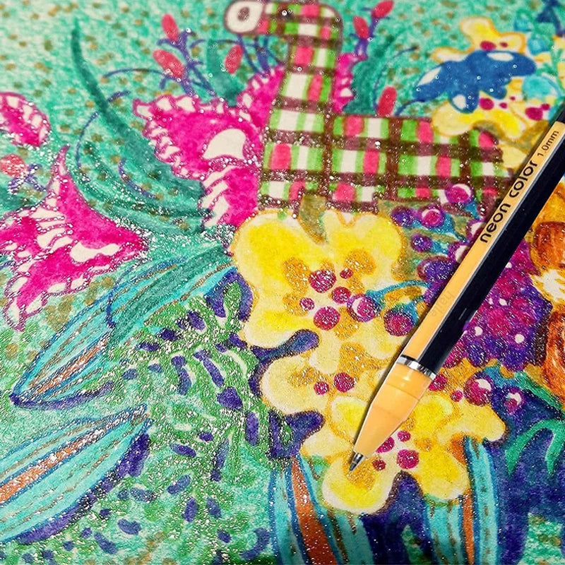 12/24Pcs Metallic Glitter Gel Pens Set – Colorful Art Markers for Drawing, Journaling, School & Office