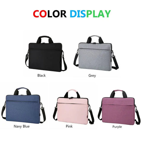 Laptop Shoulder Bag Sleeve Case – 13.3", 14", 15.6" Briefcase for Lenovo, HP, Huawei, Asus, Dell, Samsung