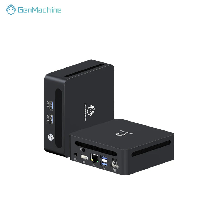 GenMachine Mini PC – AMD Ryzen 7 5800H, Windows 11, DDR4, Wi-Fi 6, BT 5.2 – Compact DIY Gaming Desktop