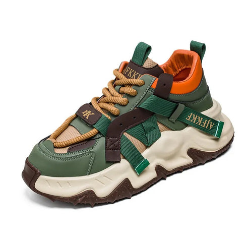 2024 New Men's Designer Casual Sneakers – Thick-Soled Breathable Mesh Outdoor Sports Shoes