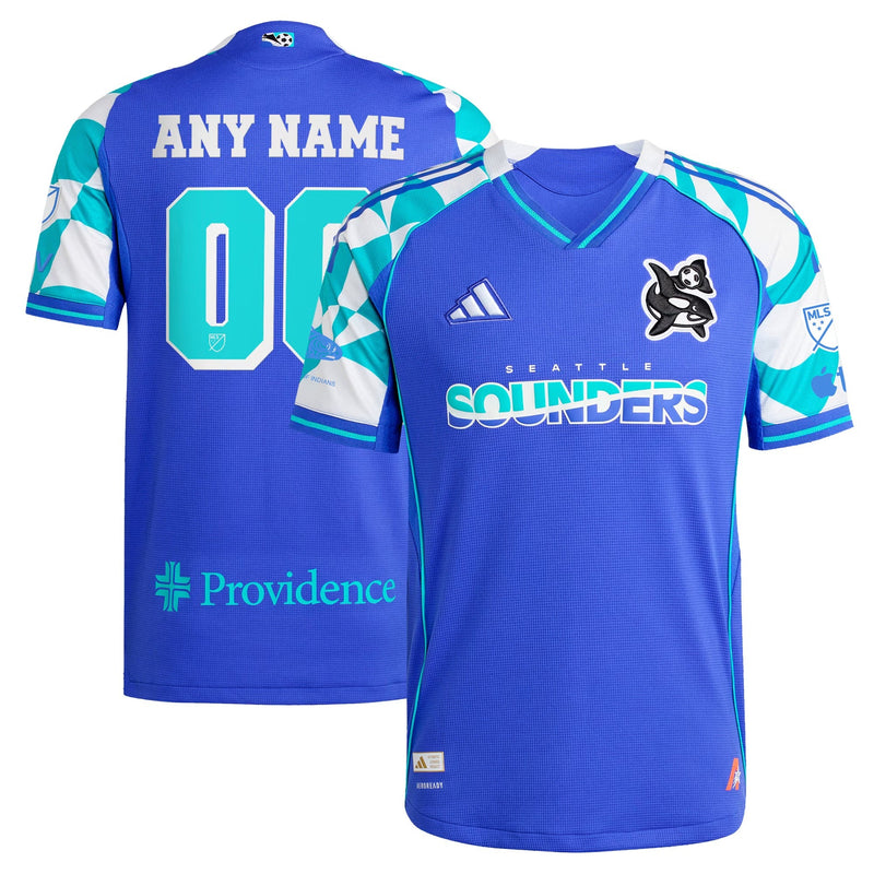 Seattle Sounders FC adidas 2025 Third Custom Jersey - Blue
