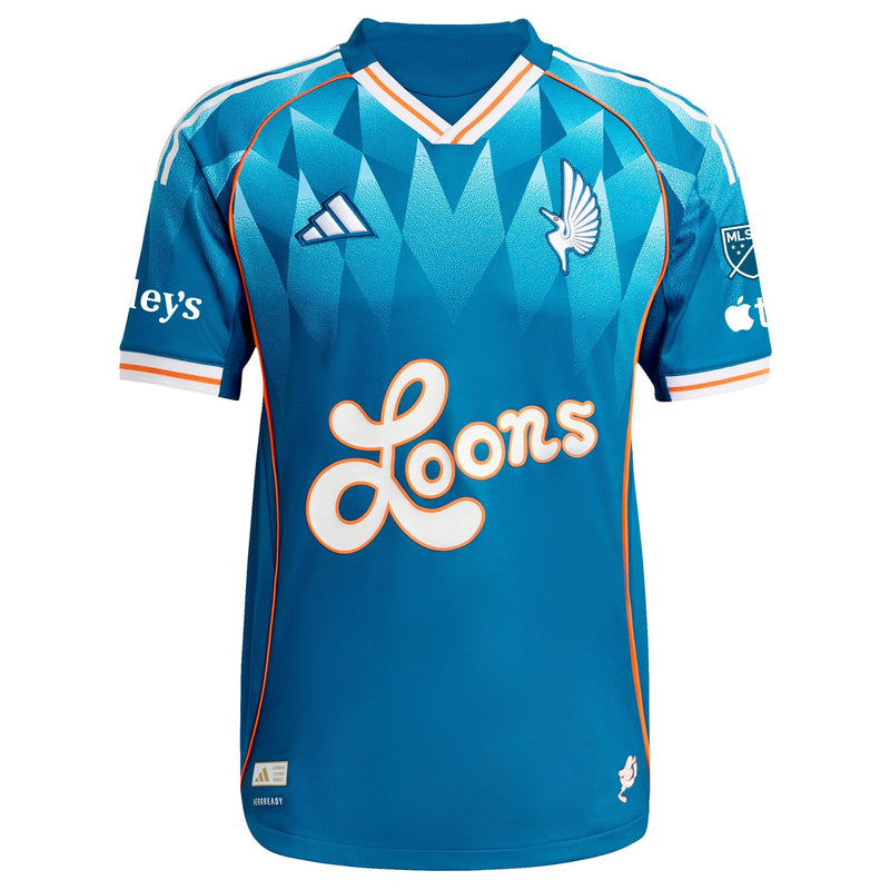 Minnesota United FC adidas 2025 Third Custom Jersey - Blue