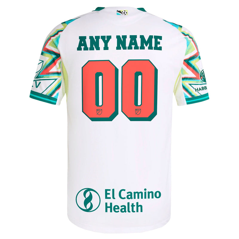 San Jose Earthquakes adidas 2025 Third Custom Jersey - White