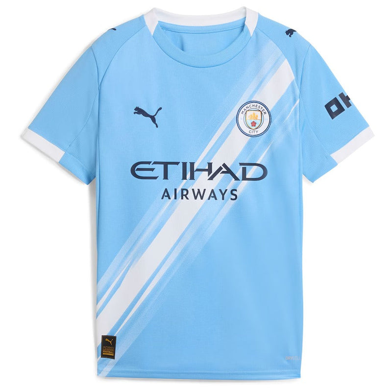Manchester City Puma Youth 2025/26 Home Jersey - Sky Blue