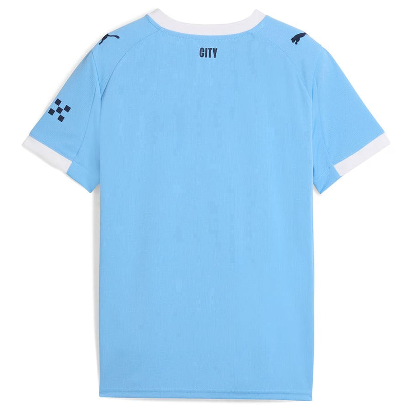 Manchester City Puma Youth 2025/26 Home Jersey - Sky Blue