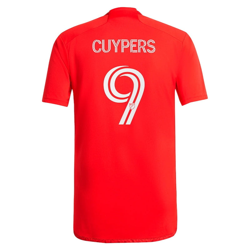 Hugo Cuypers Chicago Fire adidas 2024 Return To Red Player Jersey - Red