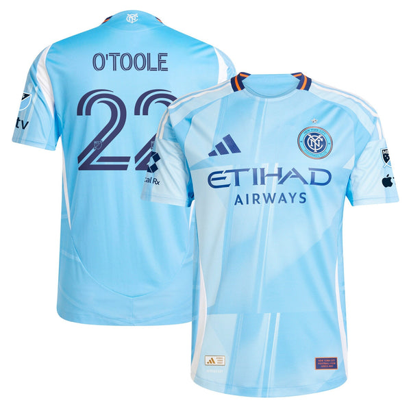 Kevin O'Toole New York City FC adidas 2025 The Excelsior Kit Player Jersey - Light Blue