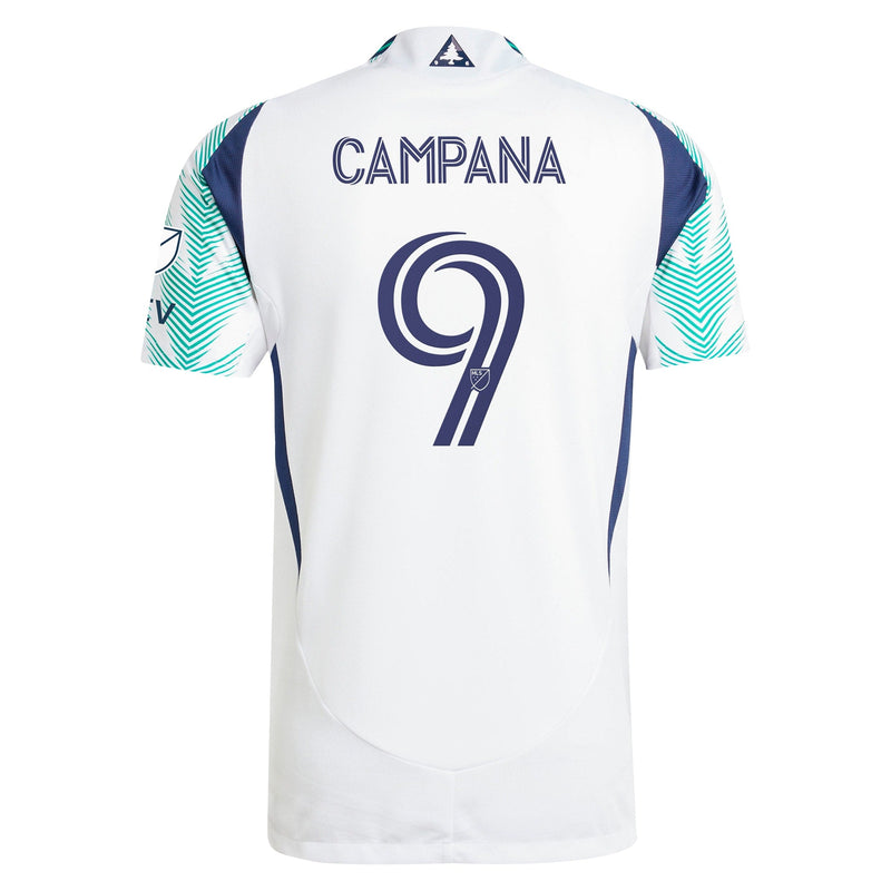 Selected slide 1 of 3Display slide 2 of 3Display slide 3 of 3 Leonardo Campana New England Revolution adidas 2025 Eastern White Pine x Flag of New England Player Jersey - White