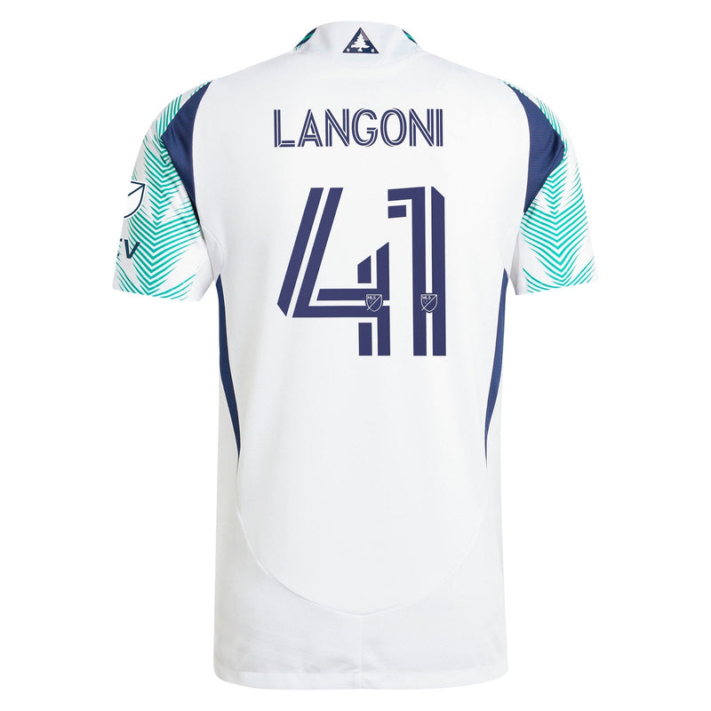 Luca Langoni New England Revolution adidas 2025 Eastern White