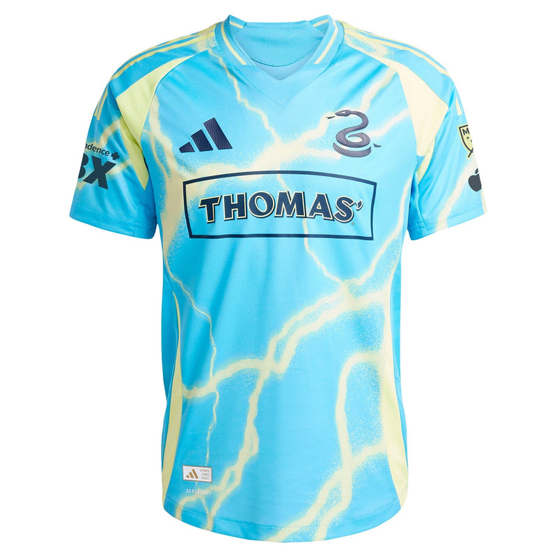 Quinn Sullivan Philadelphia Union adidas 2025 The Voltage Kit Player Jersey - Blue